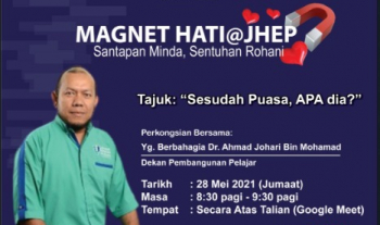 WEBINAR: SESUDAH PUASA, APA DIA? 